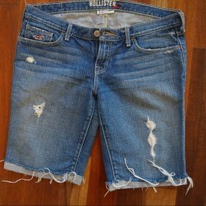Midi Denim Short